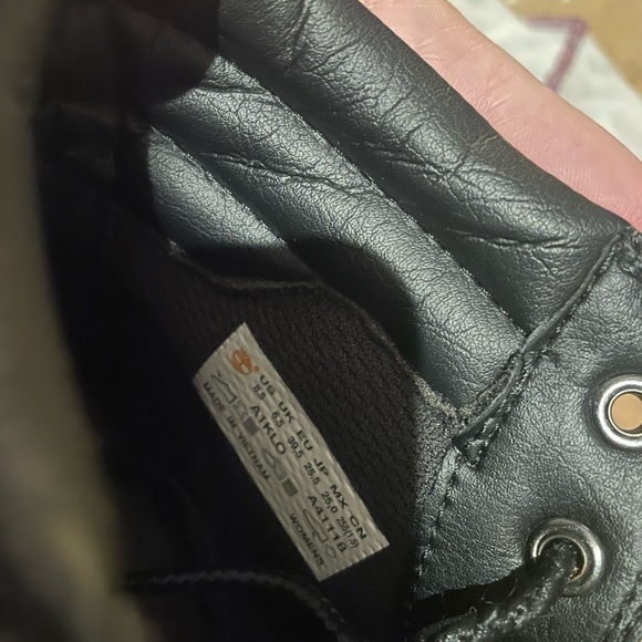 Timberland dausette sneaker suede women’s high top converse black like new - Picture 3 of 8